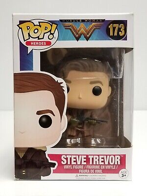 Funko Pop! HEROES - Wonder Woman STEVE TREVOR Vinyl Figure #173 | eBay