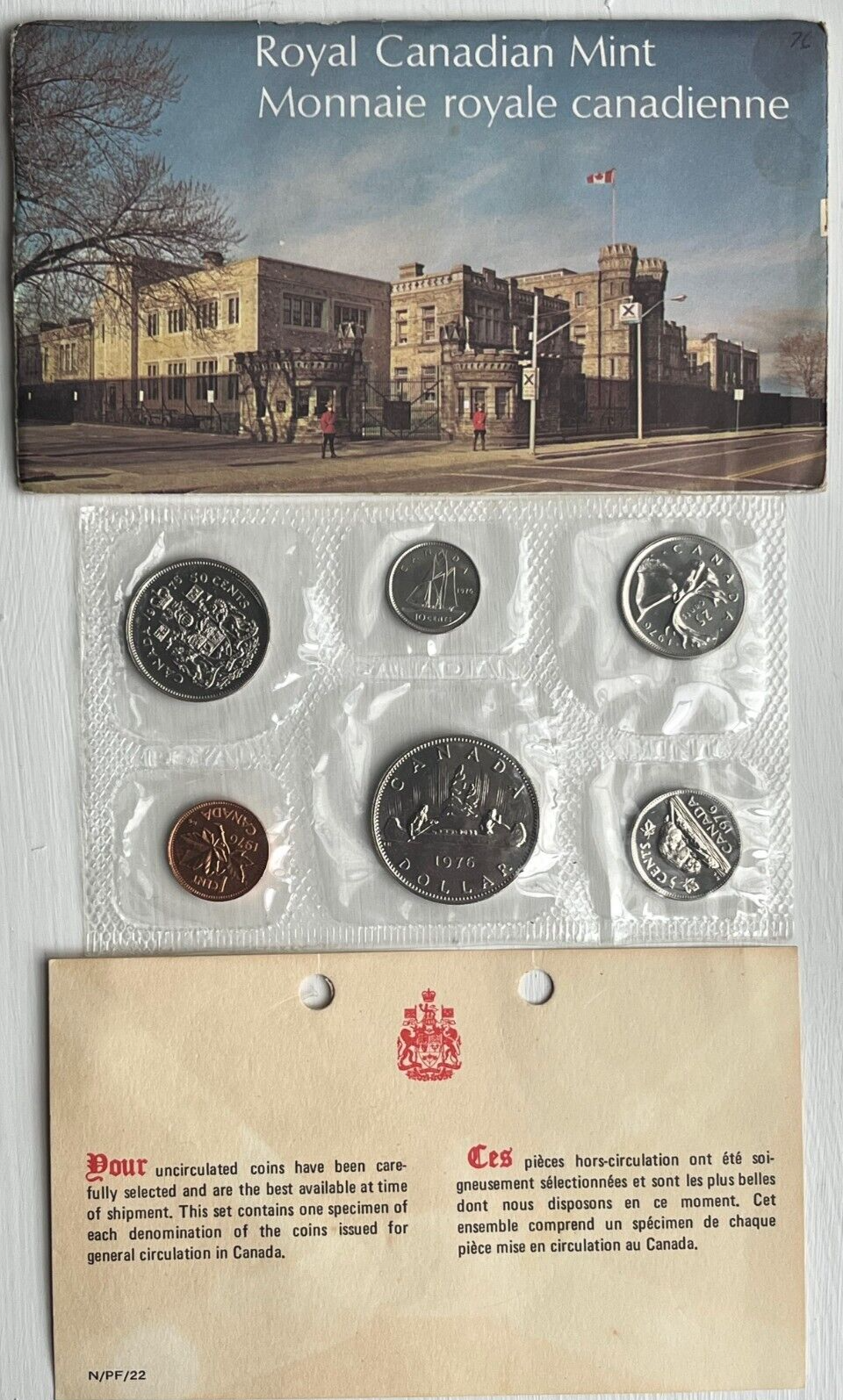 CANADA 1976 Royal Canadian Mint Uncirculated Proof Like Set eBay