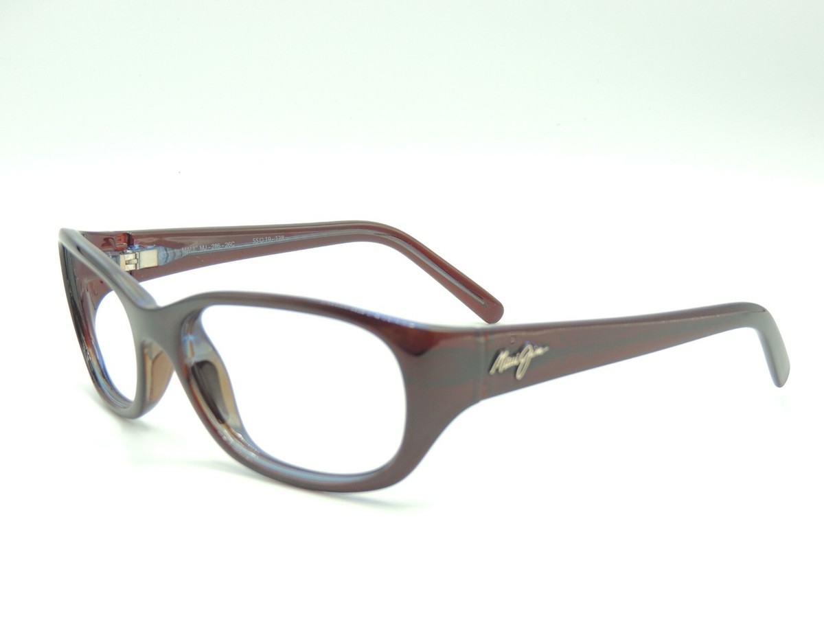 Maui Jim Kuiaha Bay 286 26C Brown Blue Sunglass Frames View 3