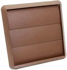 Brown Gravity Grille Extractor Fan Ducting Wall  Flap Ventilation 4" 100mm