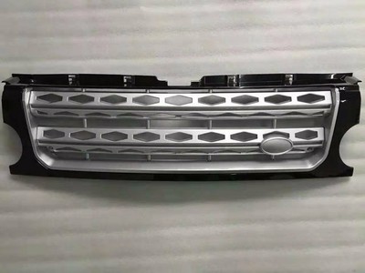 For Land Rover LR3 Discovery 3 2005-2009 Silver Air intake Front bumper Grille