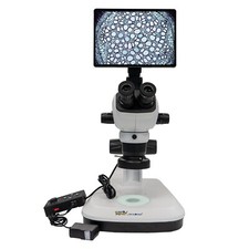 Trinocular Microscope, Eyepiece 10X/23mm adjustable viewing , With 10.5 inch