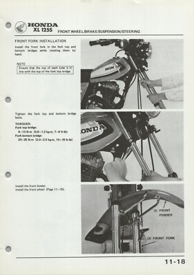 PDF Honda XL125S (79-83) Digital Service Repair Maintenance Manual