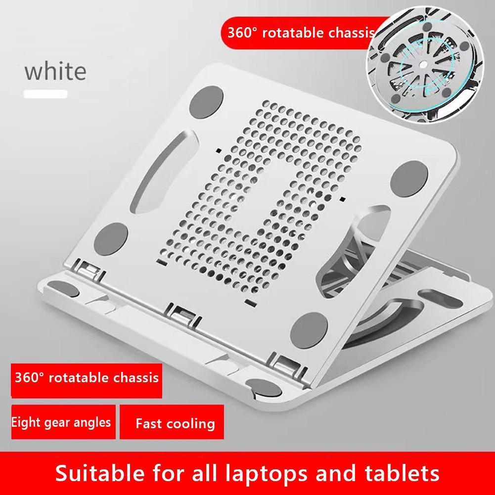 Image of Rotary Adjustable Foldable Laptop Stand Universal Portable Desktop Notebook Hold