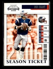 2006 Playoff Contenders #59 Tom Brady New England Patriots