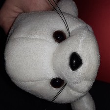Sea World White Seal Pup Baby 22  Long Plush Stuffed Animal Seaworld Sea Lion