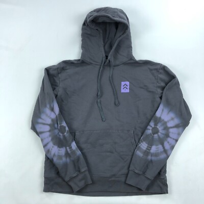 Barrys Fitness Hoodie Sweatshirt Mens Large Work Out Tie Dye Elbows
