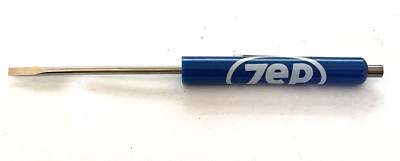 Zep Blue  Pocket Screwdriver  Slotted w/ Magnet End (EXPRESS A BUTTON)