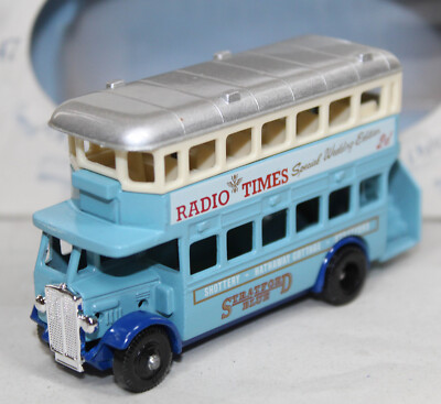 LLEDO DAYS GONE - AEC REGENT BUS - RADIO TIMES ROYAL COLLECTION - STRATFORD BLUE