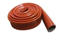 2m glass silk hose silicone 5.0mm brick red acc. IEC 684