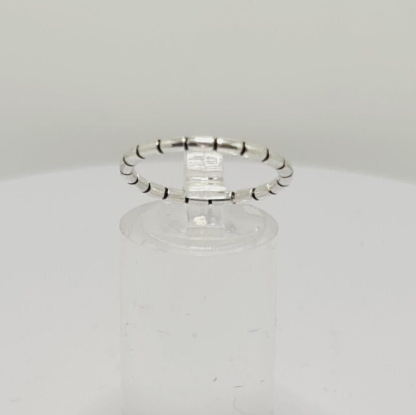 Fabulous Solid Patterned Band Ring 925 Silver Siz… - image 2