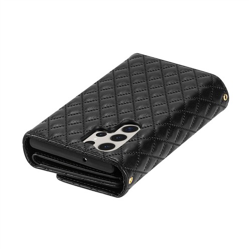 Fashion Zipper Leather Wallet Card Stand Case Cover For Samsung S24 Ultra S23 S8 - Picture 16 of 38