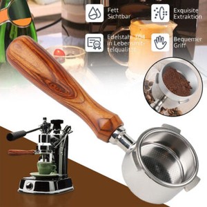 Kaffeefilter 2 Tassen Für DeLonghi Maschinen (Dedica, EC680, EC685 Usw.) + Ersatzdichtung Aus Silikon