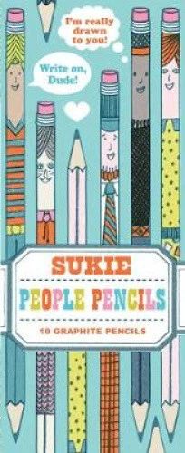 Sukie People Pencils: 10 Graphite Pencils by Sukie - Foto 2 di 3