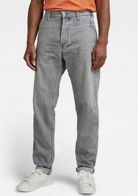 G-STAR RAW Herren Grip 3D Relaxed Tapered Fit Jeans Grey Denim Straight Hose L34