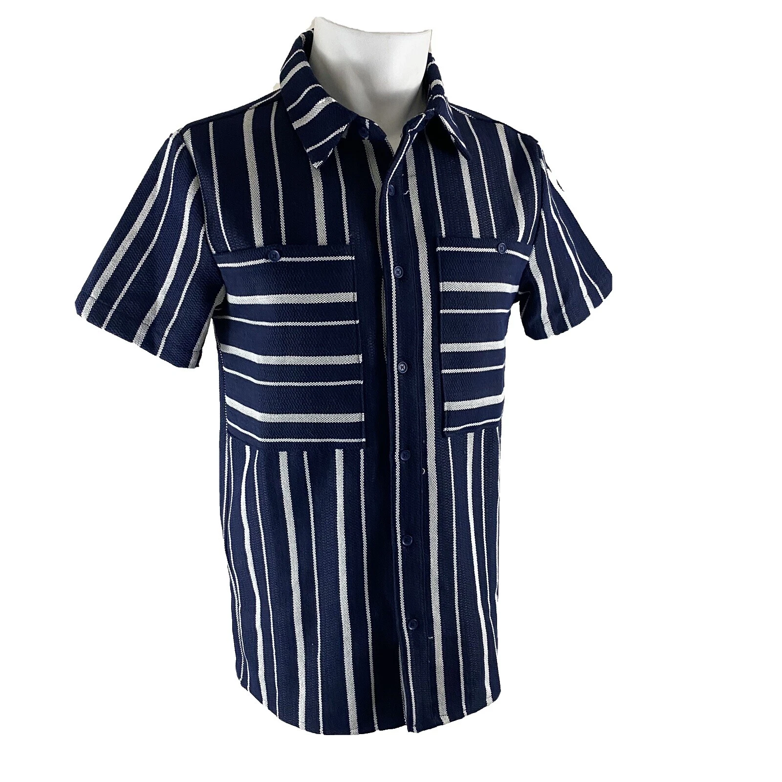 Native Polyester Casual Button-Down Shirts for Men