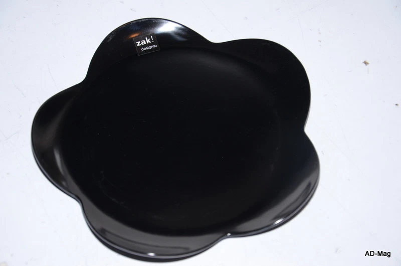 Accessoire Cuisine - ZAK! Designs 0015-N970 Assiette à dessert Noir - NEUF - Photo 2/3