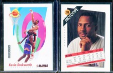 Kevin Duckworth 1991 Skybox Basketball Prototype Card #238 Blazers Promo