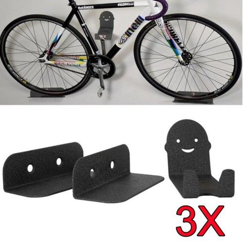 Bike Rack Pedal Hook Wall Mount Hanger Wheel Holder Storage Brackets MTB - Picture 2 of 8