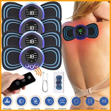 Electric Neck Mini Massager Back Full Body Stimulator Pain Relief Device Health