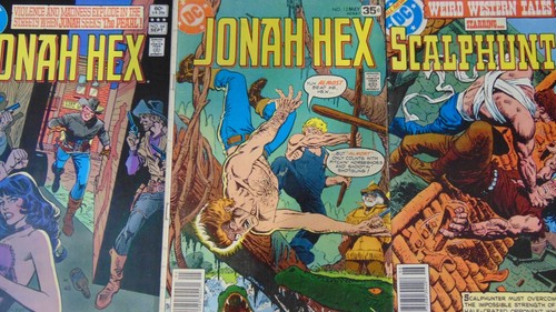 Weird Western Tales Scalphunter #56 + (1978) JONAH HEX #12 & 64 LOT OF 3
