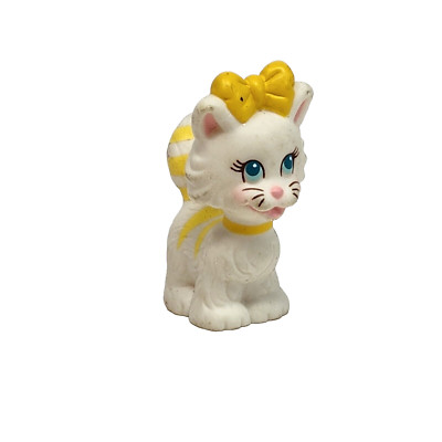 VINTAGE 1991 TYCO QUINTS LITTLE KITTENS REPLACEMENT YELLOW KITTY CAT PET