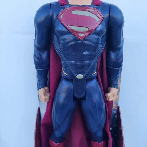 Figurina Superman Man of Steel 31 pollici dimensioni giganti 2013 Jakks Pacific DC Comics - Foto 3 di 16