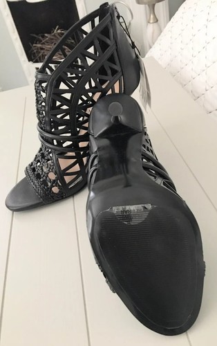 Zara Black Braided Wraparound High Heel Sandals UK 7 BNWT RRP £89.99 LAST PAIR - Picture 11 of 13