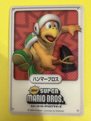 Sumo Bro. Super Mario Bros Clear Card 2006 Very Rare japanese F/S