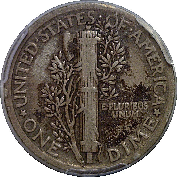 1921 Mercury Dime   PCGS VF-20 - Image 3 of 3