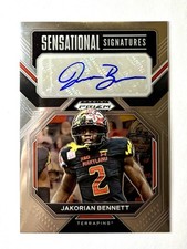 2023 Panini Prizm Draft Picks - Sensational Signatures Jakorian Bennett #SS-JBE