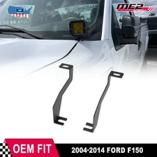 A Pillar Ditch Mount Lights Bracket For 2004-2014 Ford F-150 Steel Left Right