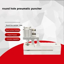 Round Hole Pneumatic Puncher BOPP Plastic PPE Film Bag Punching Machine 8MM