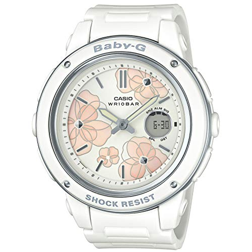 時計 CASIO BABY-G floral CASIO BABY-G Floral Dial Series BGA-150FL-7AJF White Women's
