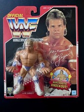 Vintage WWF Hasbro Series 8 Red Card Lex Luger MOC WWE + PROTECTIVE CASE WWE