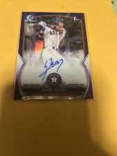 2023 Bowman Chrome Prospects Kenni Gomez #BCP-40 Purple Refractor /250 (RC) MLB