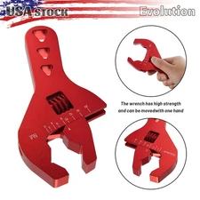 3AN-20AN Adjustable Wrench Hand Tool Aluminum Spanner for AN Hose End Fitting