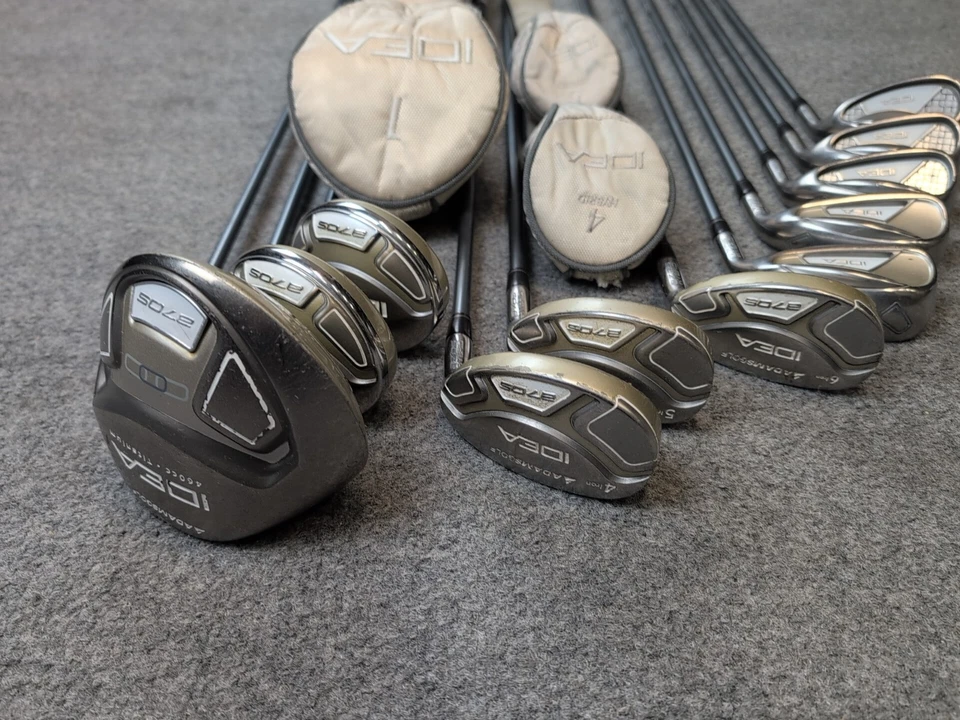 Adams Idea A7OS Combo Set Women's Drive (1,3,5) Hybrid (4,5,6) Irons (7,8,9,P,S) - Image 3 of 4