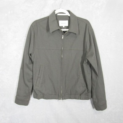 Norse Projects Marcus Cotton Twill Jacket Olive Green Mens XS Full Zip