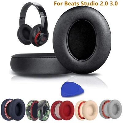 2 x Ersatz Ohrpolster weiche Kissen Abdeckung für Beats Studio 2.0 3.0 Kopfhörer - Bild 1 von 4