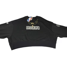 Brooklyn Nets Shirt Women Lg Black NBA Basketball Bridges 1 Pro Standard (1070)