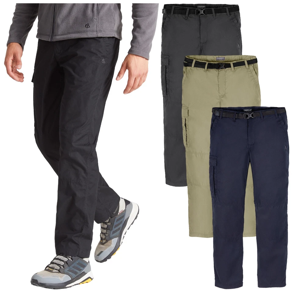 Pantalons De Randonnée Pour Hommes Cargo Craghoppers Kiwi Slim Ajustés 2026 - Photo 1/1