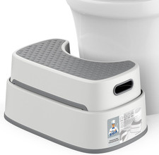 Toilet Stool Squat Adult, Bathroom Stool Heavy Duty, anti Slip Toilet Step for B