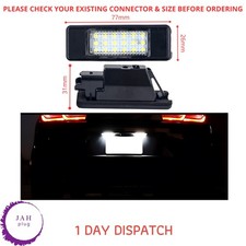 Lizenznummernschild LED 2X Licht Für Peugeot 106 207 208 307 3008 Citroën C2 C4