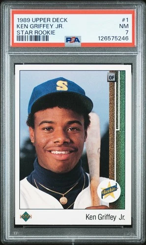 1989 Upper Deck #1 Ken Griffey Jr. Star Rookie PSA 7