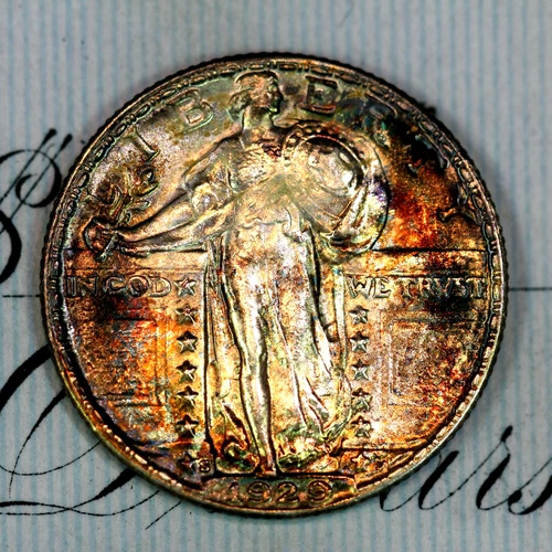 * 1929-S FH * PRISTINE+ GEM BU MS STANDING LIBERTY QUARTER * FROM COLLECTION