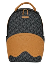 Sprayground Two Tone DLXSV Backpack🔥New SG Black Bookbag Large School Bag