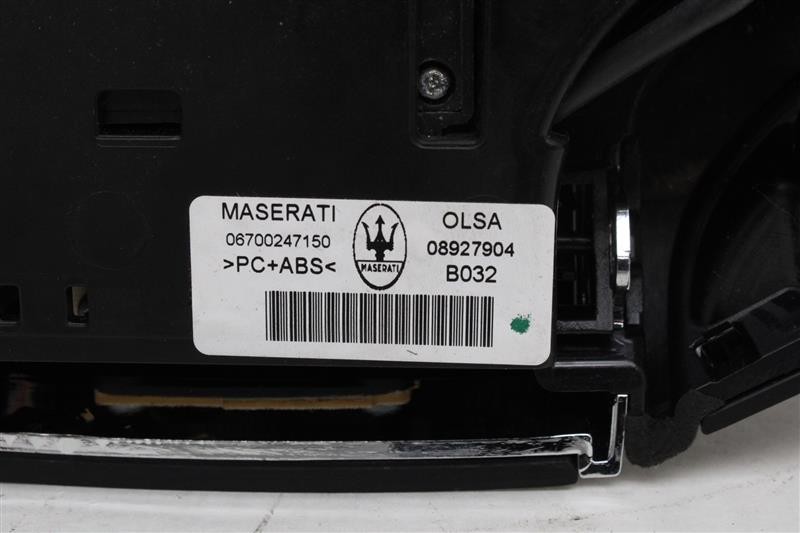 ROOF MOUNTED OVERHEAD CONSOLE Maserati Quattropo 2014 14 06700247150 1093325