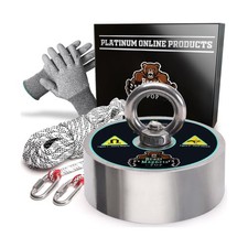 3600lb Complete 360 Degree Magnet Fishing Kit | Includes Strong 360 Neodymium...