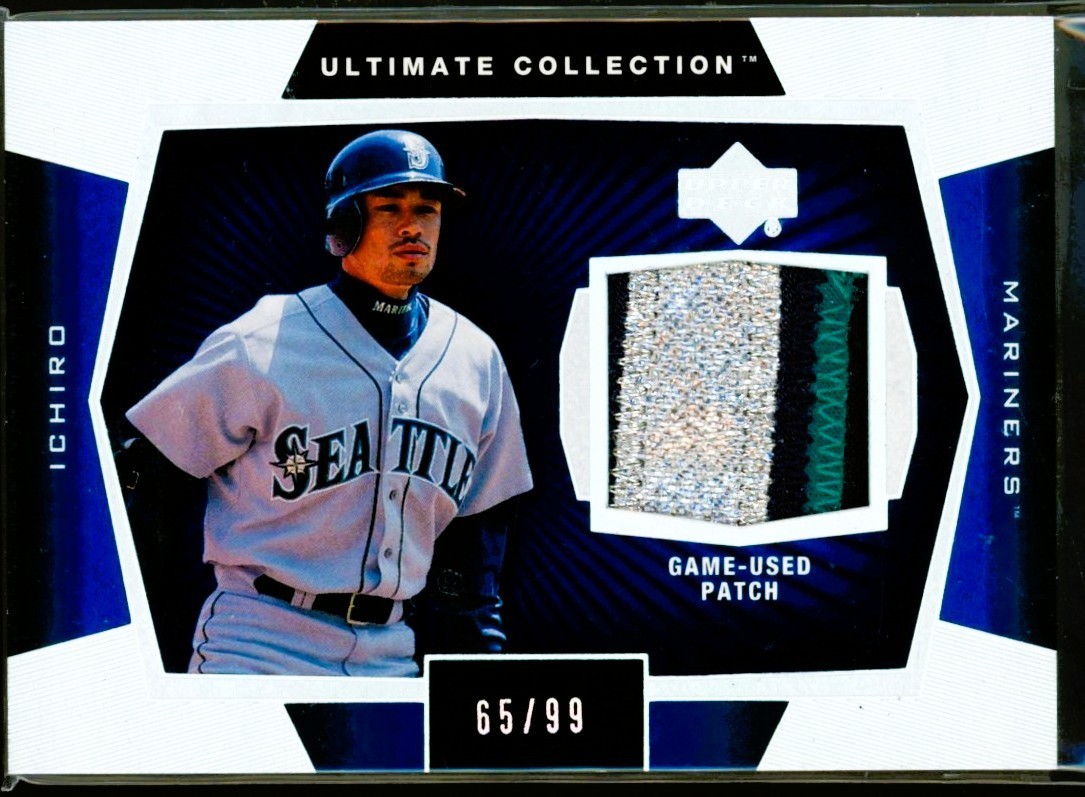 2003 Upper Deck Ichiro Suzuki Ultimate Collection Game Used Patch /99 Mariners